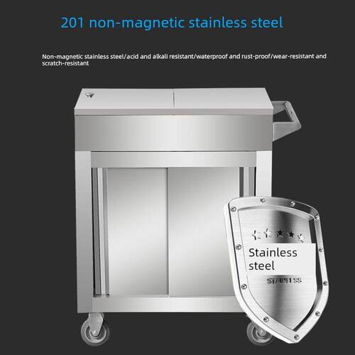 制造商定制厨房调味品车定制商用厨房调味品桌酒店移动手推车不锈