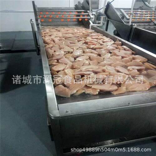 肉类快速解冻机 全自动猪牛羊肉化冻机 海鲜水浴式解冻流水线设备