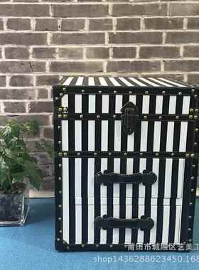 欧式简易床头柜简现约代卧室整装床柜收70327纳子个性储头物柜柜