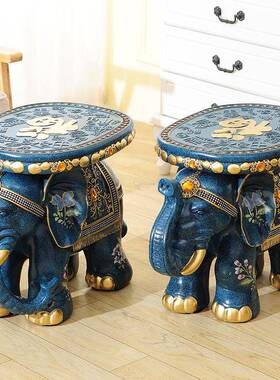 大象凳子门口换鞋凳摆件招财家居家装饰品客厅家用结婚礼物送闺蜜