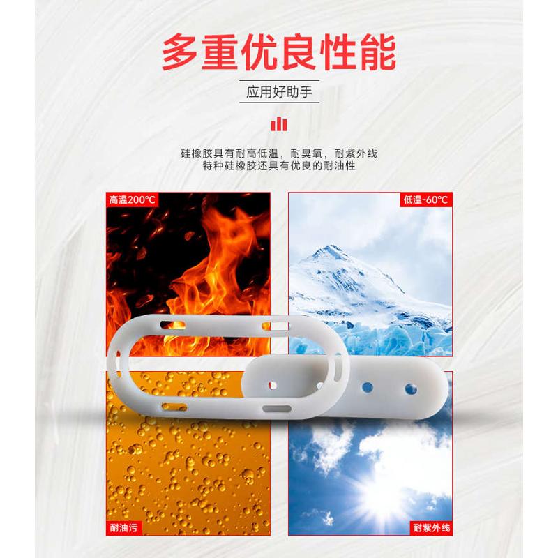 垫片加工胶圈硅胶定做减震密封圈垫块垫片缓冲圆形橡胶垫耐磨非标