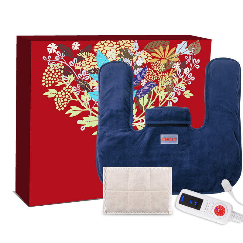 电热护肩粗盐披肩肩膀颈部海盐热敷包电加热艾灸暖身盐袋代发