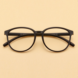 大框超轻tr90近视眼镜架眼镜框男女同，款圆形眼镜复古潮眼镜