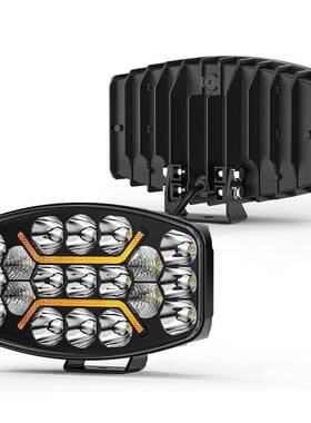 新品欧卡10寸C02汽车led工作灯欧卡车货车驾驶灯改装前照灯辅助灯