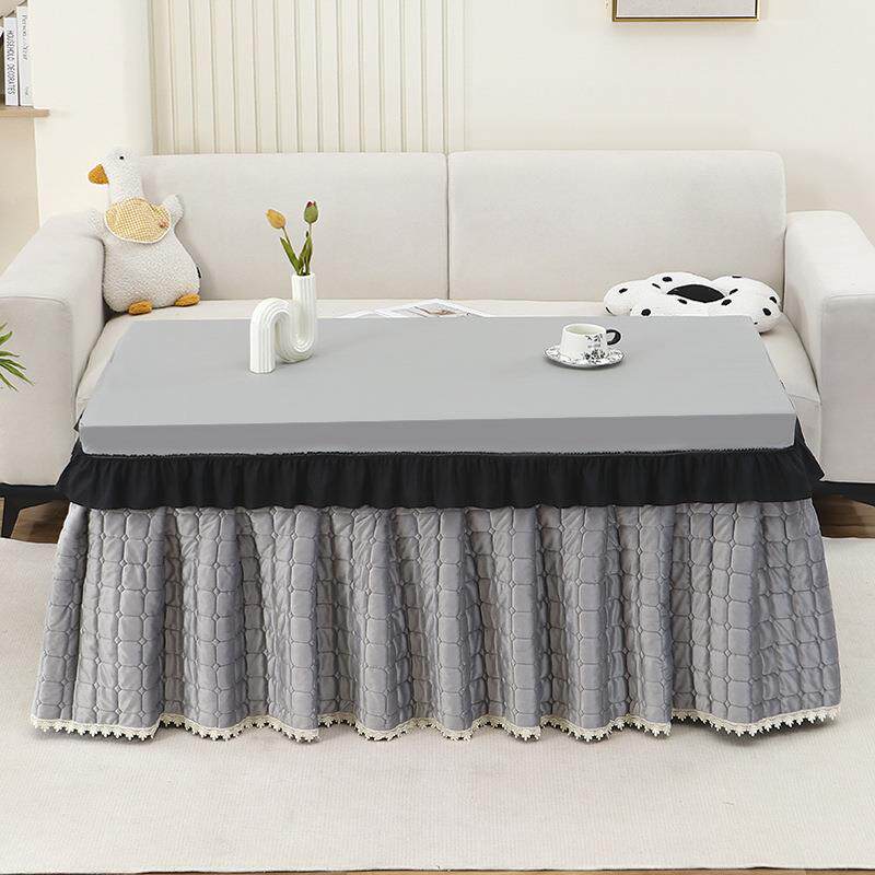 电炉罩烤火罩新款冬季新烤火桌子罩拼接加厚茶几桌布罩电暖炉罩套