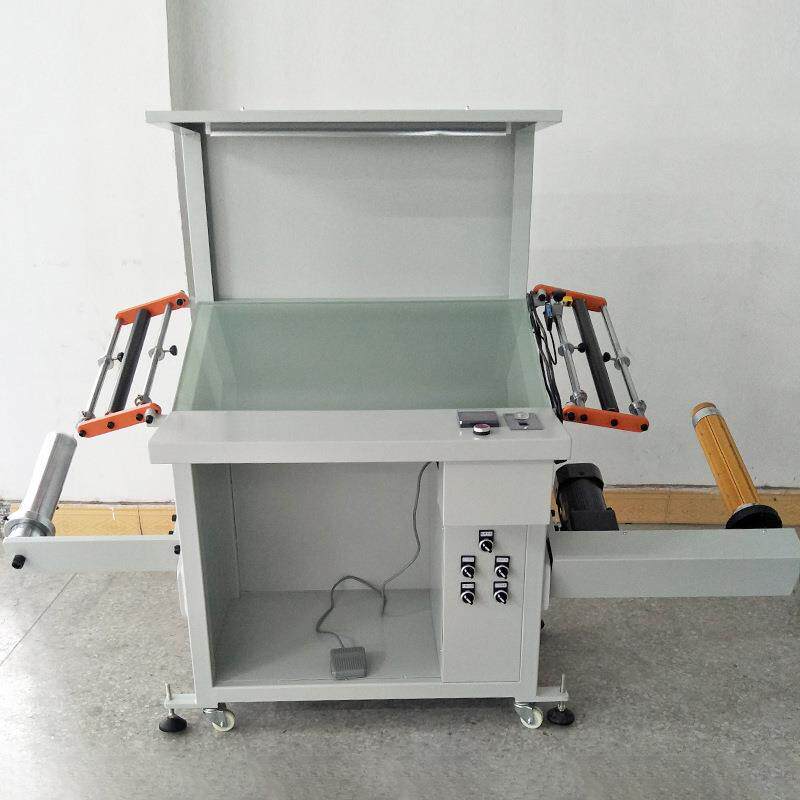 数控不干胶标签品检机品检复卷一体机电子感应记个数，记米数