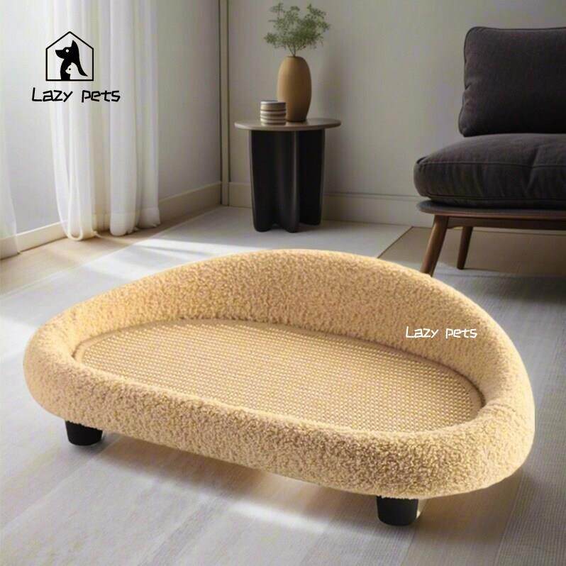 Lazy pets狗窝四季通用猫窝猫抓板宠物行军床狗床离地剑麻猫沙发