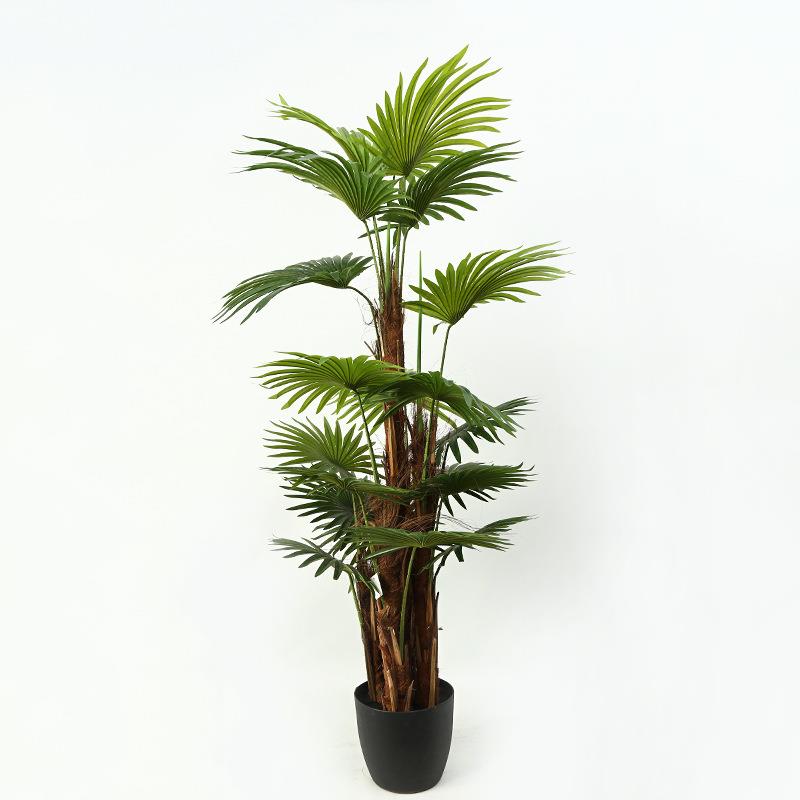 仿真植物室内外花槽造景隔断绿植楼梯下拐角扇葵造景轻奢装饰盆栽