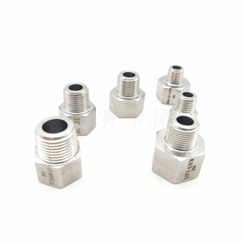 m14转4变芯*不锈钢2接头分1m20接头分转径补内外压力表5丝.转换