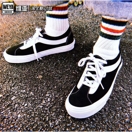 VANS/范斯低帮黑白经典BOLD NI 运动休闲帆布板鞋 VN0A3WLPOS7