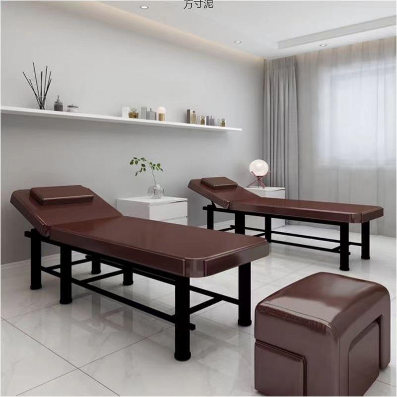 折叠床院专用按摩床推拿床理疗床家用带洞纹绣美体床厂供应链