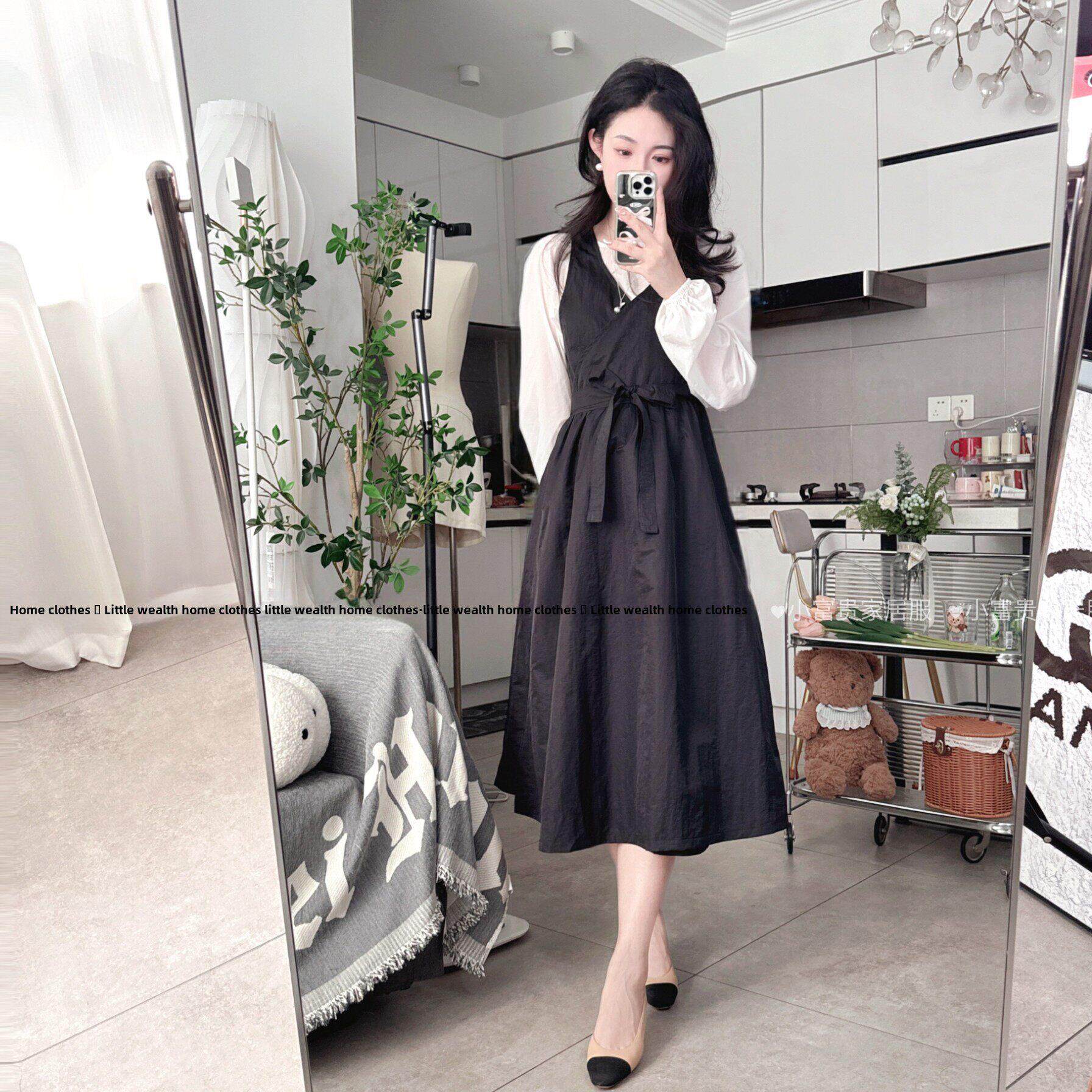 宠物店美容师工作服防水防发漆花店美甲定制印花美发双穿工作服围