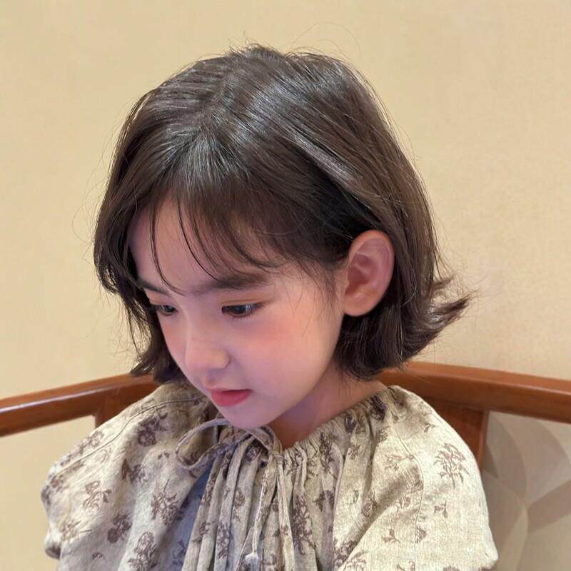 儿童假发假发套自然可爱公主翘翘头BOBO头短发摄影假发套女童