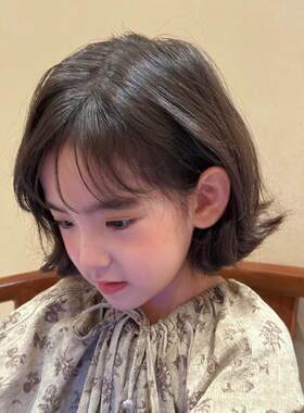儿童假发假发套自然可爱公主翘翘头BOBO头短发摄影假发套女童