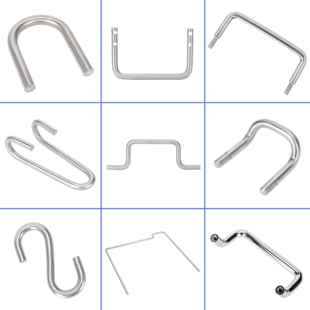 铁棒折弯3 304不锈钢圆棒 16mm来图加工