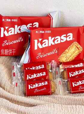 不二良品乔倍氏焦糖饼干95克独立包装休闲零食饼干夜宵