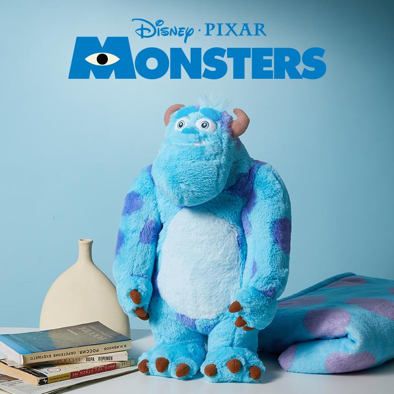 高档迪士zoobi毛es草莓熊三玩偶抱枕毯子合尼一绒公仔玩具男女礼