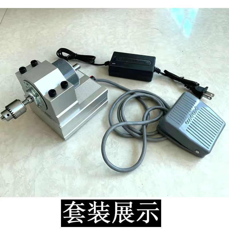 速上漆打磨机尾正反漂电机手工做上色转调空心轴浮漂机机