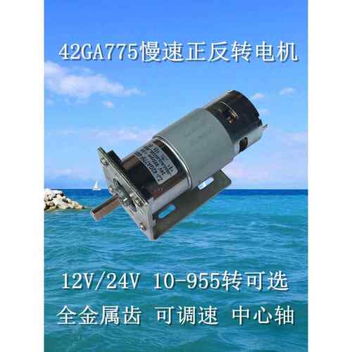 Zj-42Ga775直流减速减速电机12V24V大功率低速正反转组合微小型电
