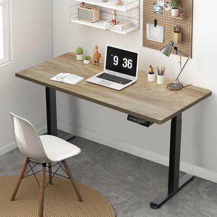 5V电升降桌腿站立式办桌架卧377学习电动脑桌室支架公智能书桌