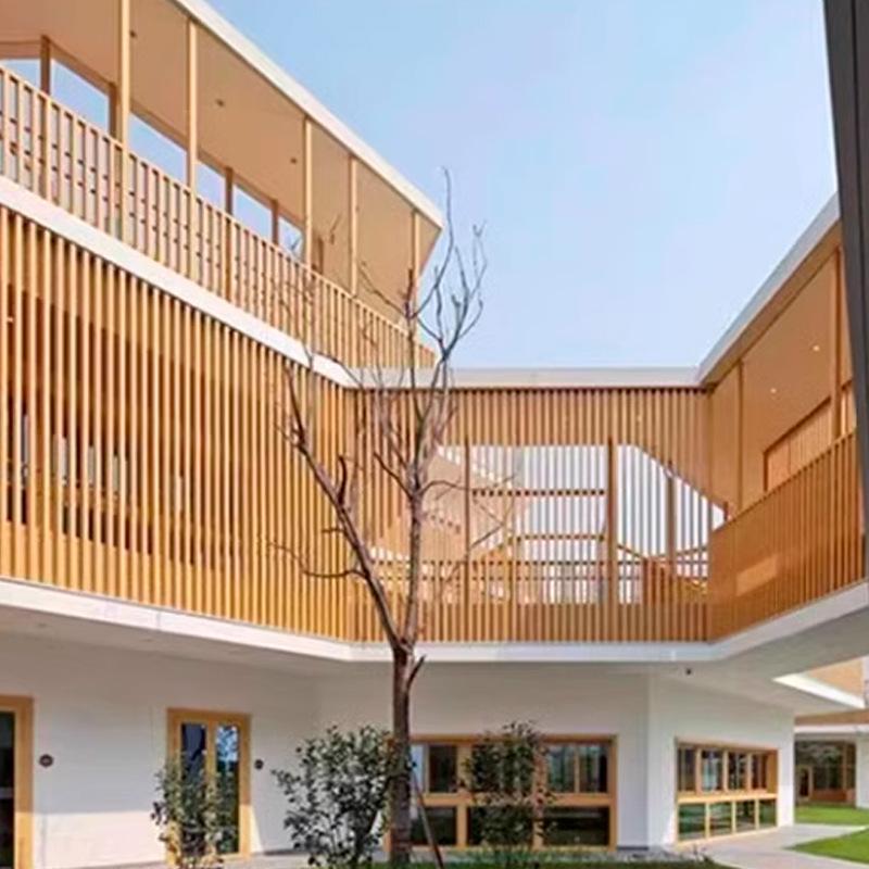 铝通通木纹吊顶方铝铝厂家办公室管吊顶实力铝合金方通装修方方