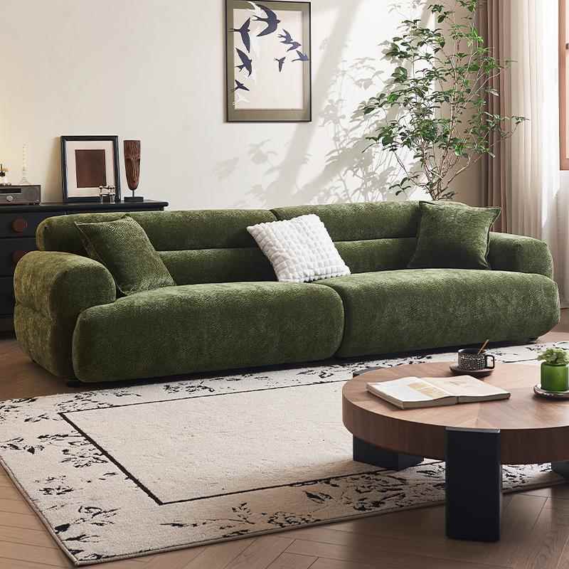 古比奥 法式覆古山谷沙发奶油ins风客厅小户型设计师直排布艺沙发