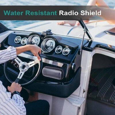 Boat Radio Cover Water-Resistant Enclosed Boat Stereo Guard