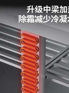 奶东贝商用冷作藏工全作台保鲜操KPK台厨房冷柜茶店水吧台不锈钢