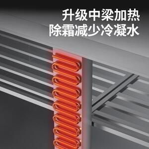 东贝商用冷藏工作台保鲜操作台厨房冷柜奶茶店水吧台全不锈钢冷冻