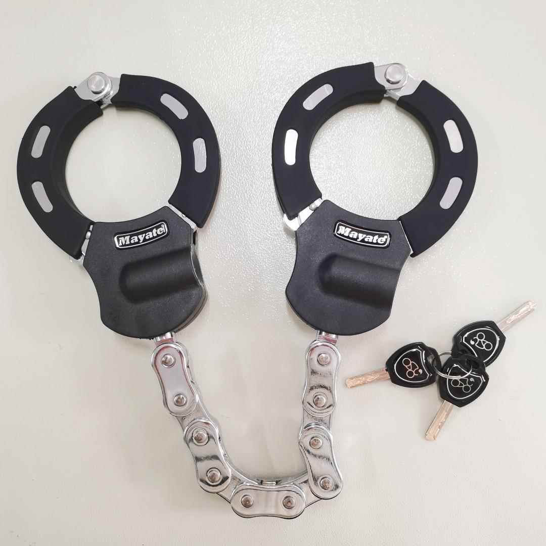 温州高端mayate玛娅特电动滑板车锁摩托车锁自行车锁链条锁带包