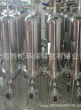 厂家定制多规格不锈钢滤芯式过滤器多芯微孔卫生级精密过滤器