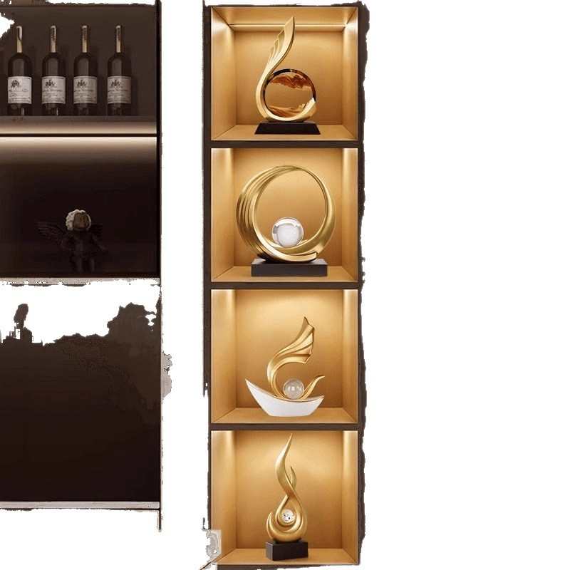 八方来财酒柜装饰品艺术摆件电视柜玄关客厅家居高级感轻奢高档