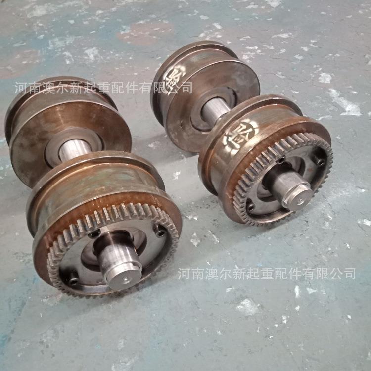 现货出售 LD300行车轮组 槽宽70mm 天车轮组