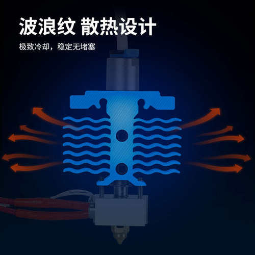 创想Ender 3 neo/ V2 neo/Max neo全套喷头热端加热块打印头套件