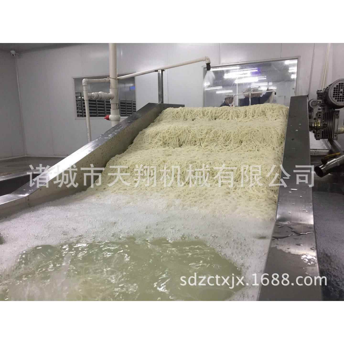 米米线TJR粉煮漂烫蔬米菜清洗流水线设备粉油菜清洗漂烫机天蒸翔