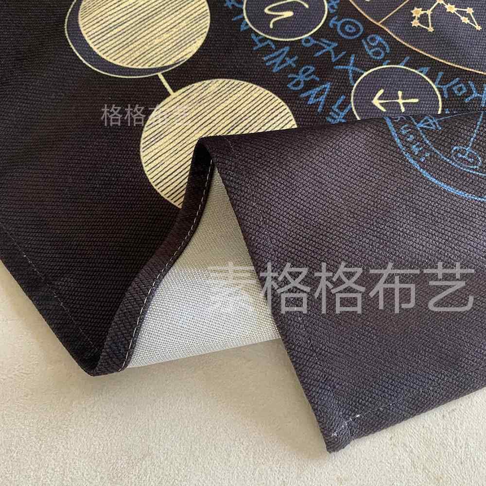 高档塔罗桌布加厚绒布塔牌推牌布直播拍照背景布月仪布式罗taro相