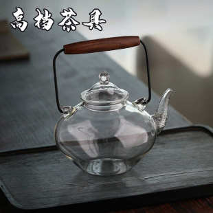 耐高温玻璃煮茶泡茶壶大容量提梁壶可电陶炉煮水烧水壶家用煮茶器
