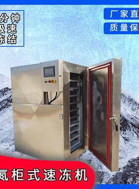 商用液氮速冻机零下80度液氮柜包子三文鱼帝王蟹液氮速冻机