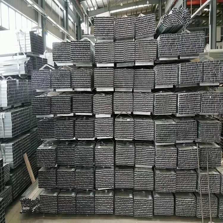镀锌方矩管热镀锌管镀锌管方通方钢4*6方管镀锌方管包邮零售空心