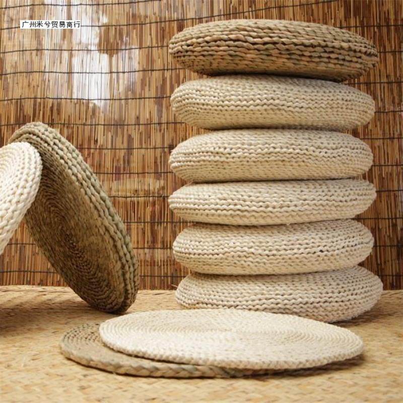 蒲草团玉米皮蒲团日式草席垫飘窗地板坐垫圆形家用加厚客厅蒲垫子,居家布艺,美臀垫/保健坐垫,淘宝优惠券,粉丝福利购,淘宝优惠卷