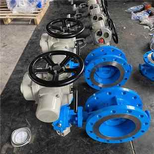 D942X 10QDN200电动双偏心软密封法兰蝶阀手电两用型