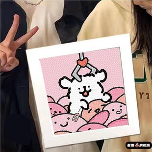 儿童手工diy小尺寸钻石贴画钻石贴画砖石粘男女孩子玩具制作送人