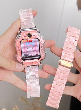 适用小天才电话手表z9/z8/z7/z6z5pro透明树脂Q1A/D2运动学生