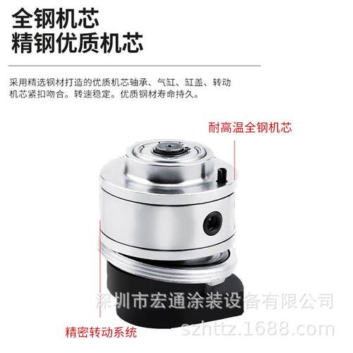 业气动打磨方机5寸干磨机风566光动气磨机工级砂纸机形打蜡抛机