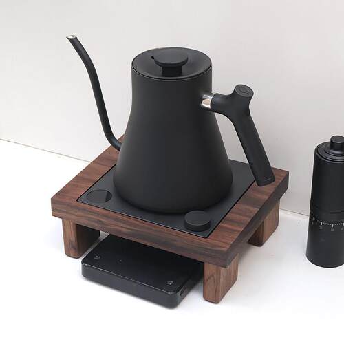 FELLOW EKG智能温控手冲壶加高底座胡桃木实木收纳座手冲咖啡器具