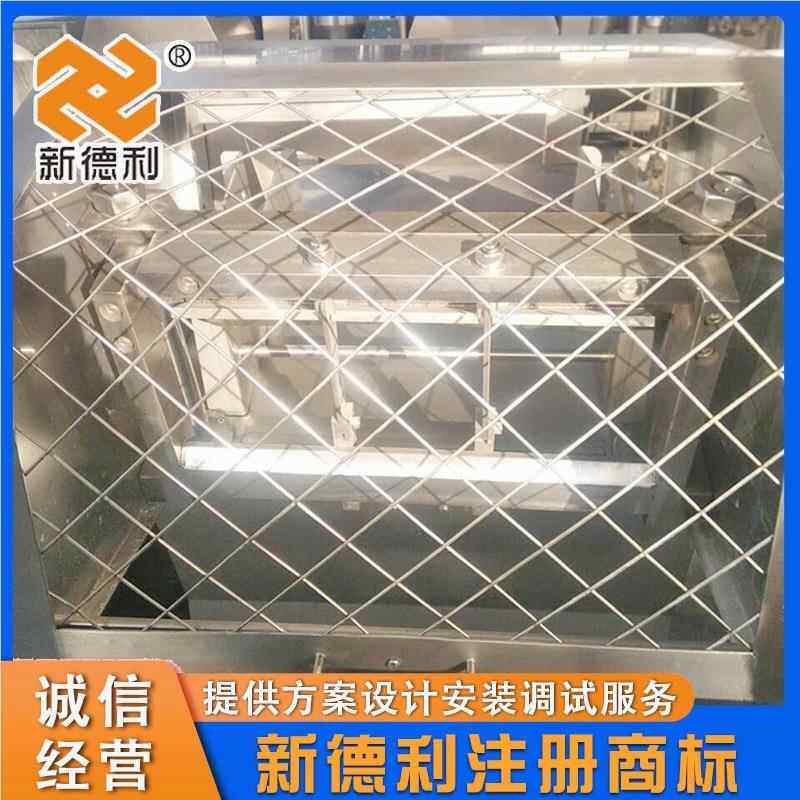 块全动鱼DQ-400自糜动盘切机型不锈钢大鸡肉切块设备商用猪肉配套