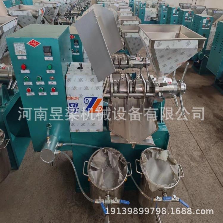 菜籽打油机 花生大豆打油设备 商用全自动不锈钢螺旋葵花子榨油机
