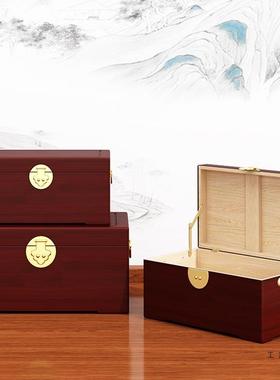 嫁箱子香樟木结婚陪嫁收纳箱储PQF物妆字画箱婚嫁衣箱实木复古木