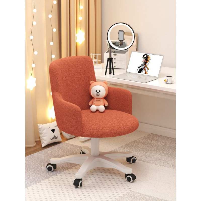 网红化妆椅成人电脑椅子家用办公椅升降靠背旋转前台椅洽谈椅餐椅