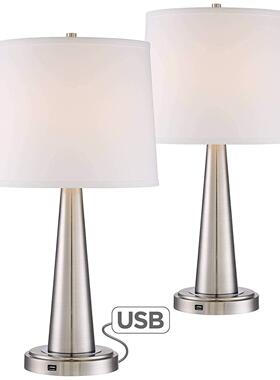 厂家直供US灯B电充酒店台灯JLKY048B创意简美式现代约电镀酒店客